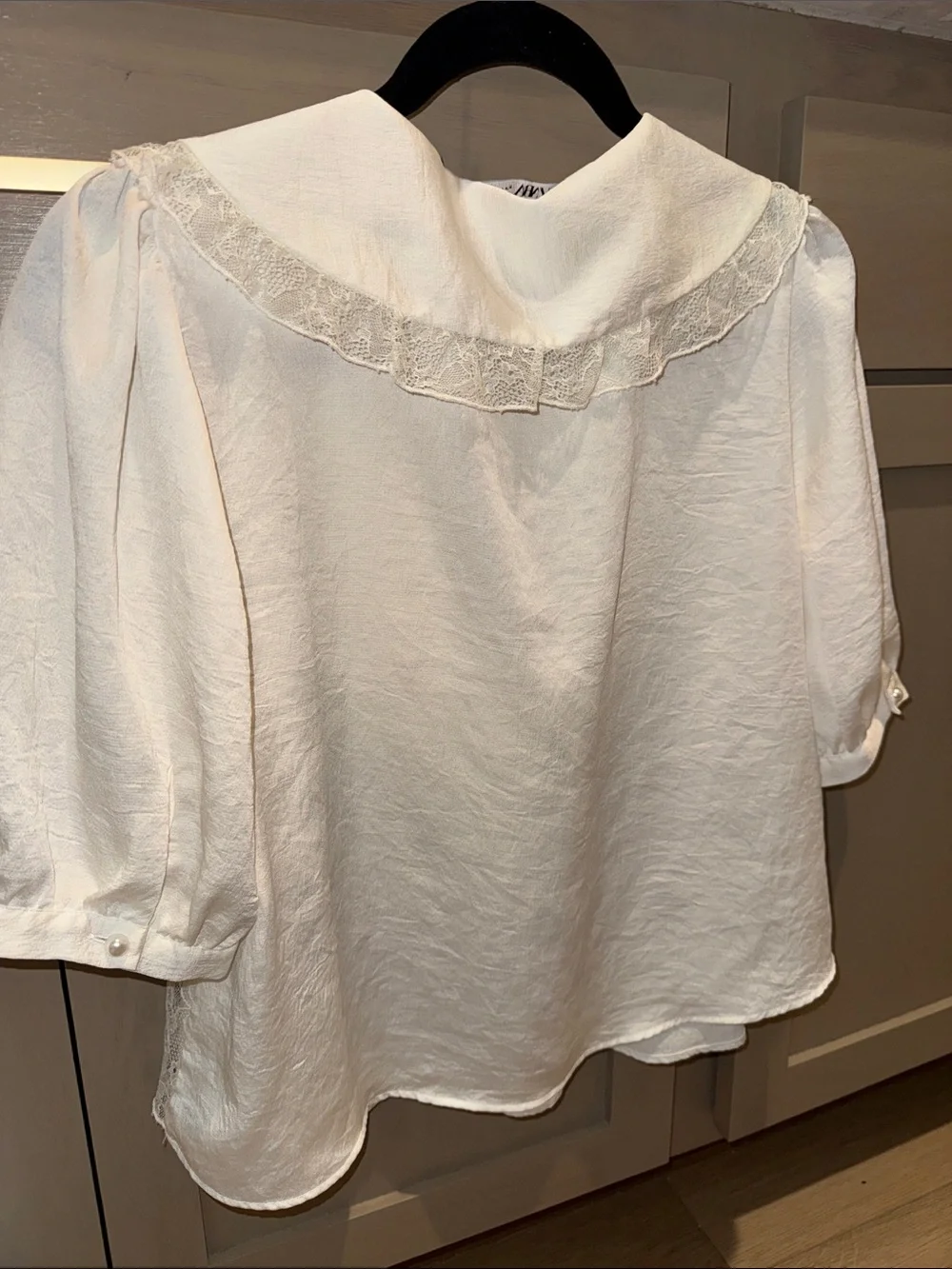 Zara blouse cream